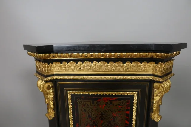 Encoignure d'époque Napoléon III En Marqueterie