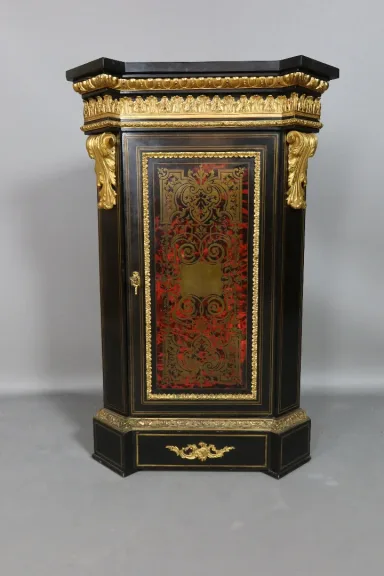 Encoignure d'époque Napoléon III En Marqueterie