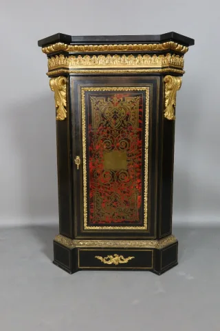 Encoignure d'époque Napoléon III En Marqueterie