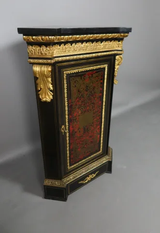 Encoignure d'époque Napoléon III En Marqueterie