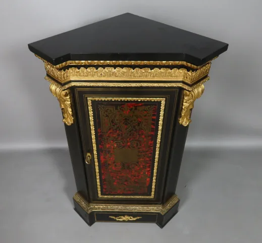 Encoignure d'époque Napoléon III En Marqueterie