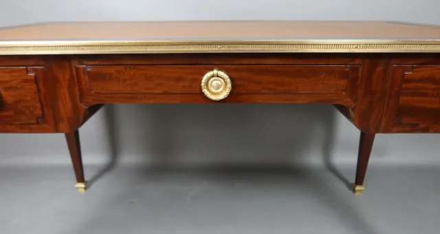 Bureau Sormani De Style Louis XVI En Acajou