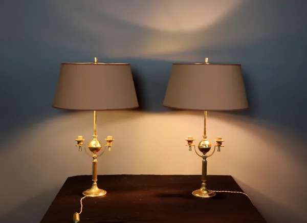 Paire De Lampes Néo-classique