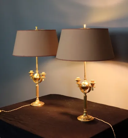 Paire De Lampes Néo-classique