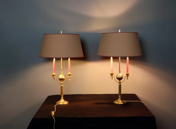 Paire De Lampes Néo-classique
