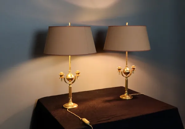 Paire De Lampes Néo-classique