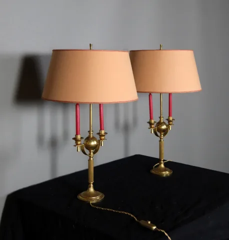 Paire De Lampes Néo-classique