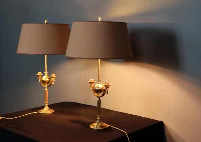 Paire De Lampes Néo-classique