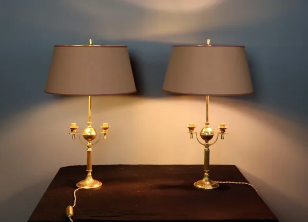 Paire De Lampes Néo-classique