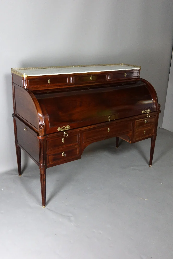LOUIS XVI PERIOD CYLINDER TOP DESK