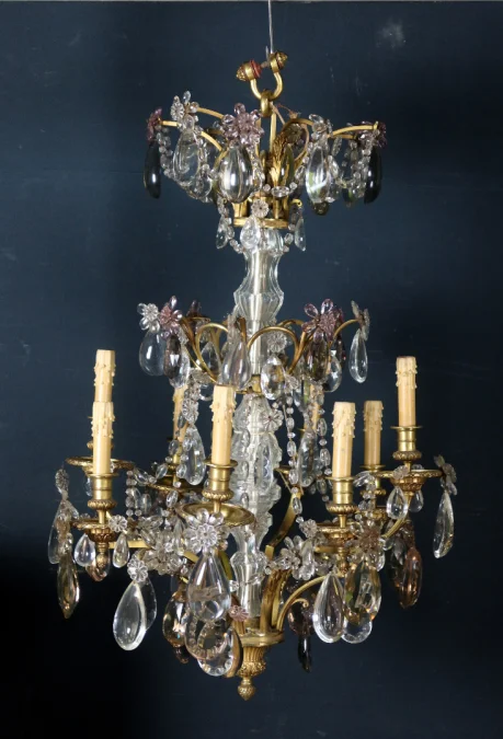 Lustre En Cristal XIX ème Siècle