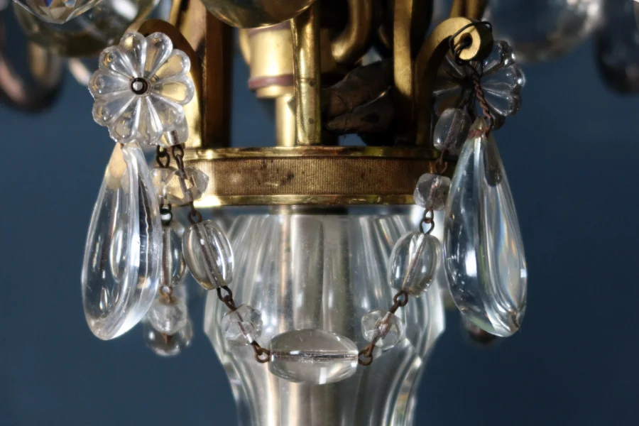 Lustre En Cristal XIX ème Siècle