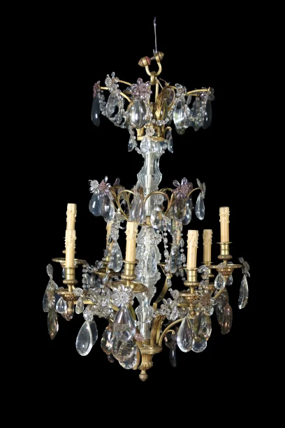 Lustre En Cristal XIX ème Siècle