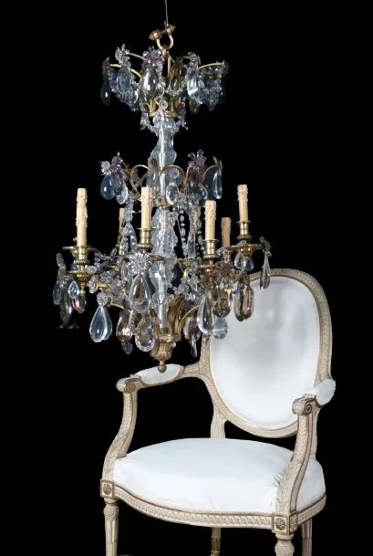 Lustre En Cristal XIX ème Siècle