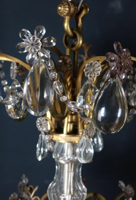 Lustre En Cristal XIX ème Siècle