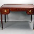 Bureau Louis XVI En Acajou Moucheté