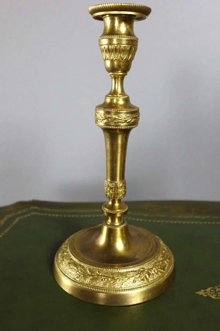 PAIR OF LOUIS XVI PERIOD CANDLESTICKS