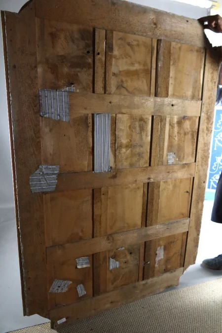 MIROIR BOIS DORE