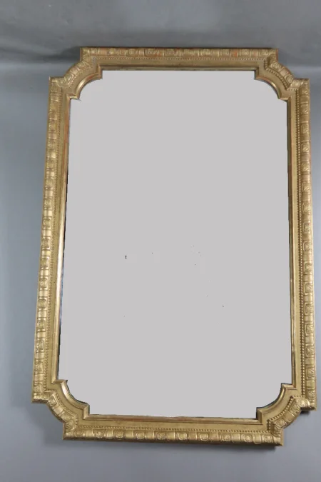MIROIR BOIS DORE