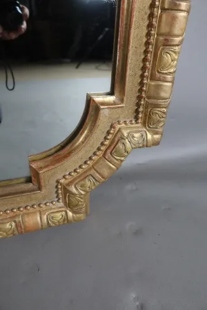 MIROIR BOIS DORE