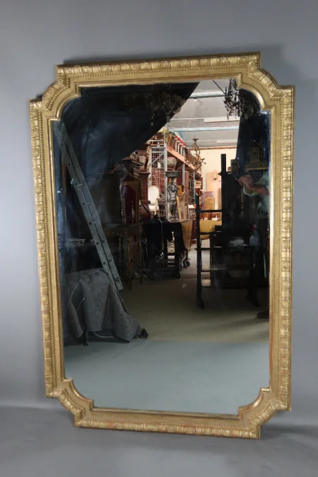 MIROIR BOIS DORE