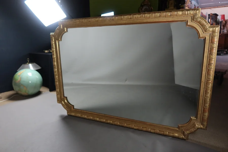 MIROIR BOIS DORE