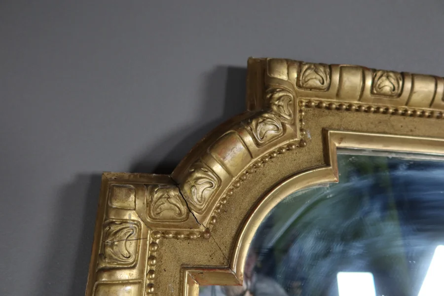 MIROIR BOIS DORE