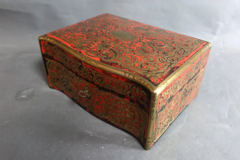 Coffret En Marqueterie Style Boulle XIX