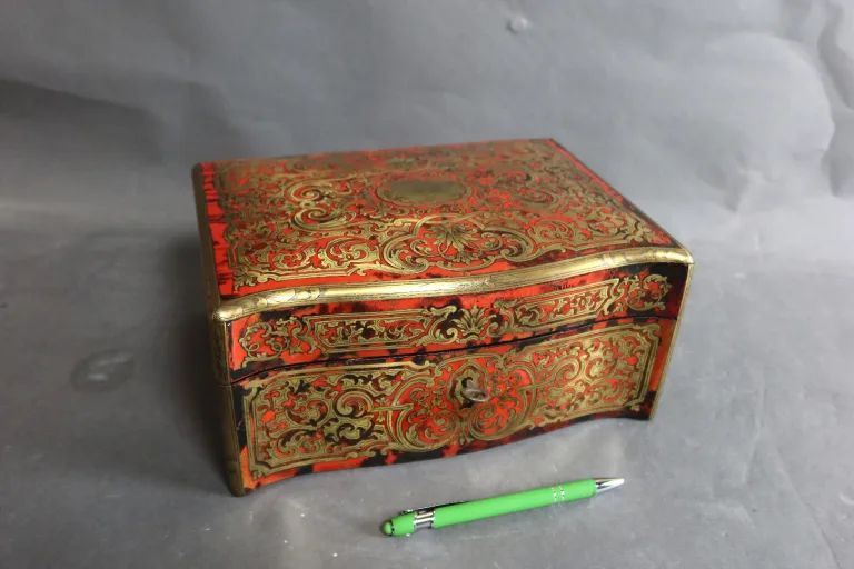 Coffret En Marqueterie Style Boulle XIX
