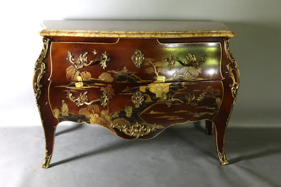 Commode En Laque Signée Comelli Walter