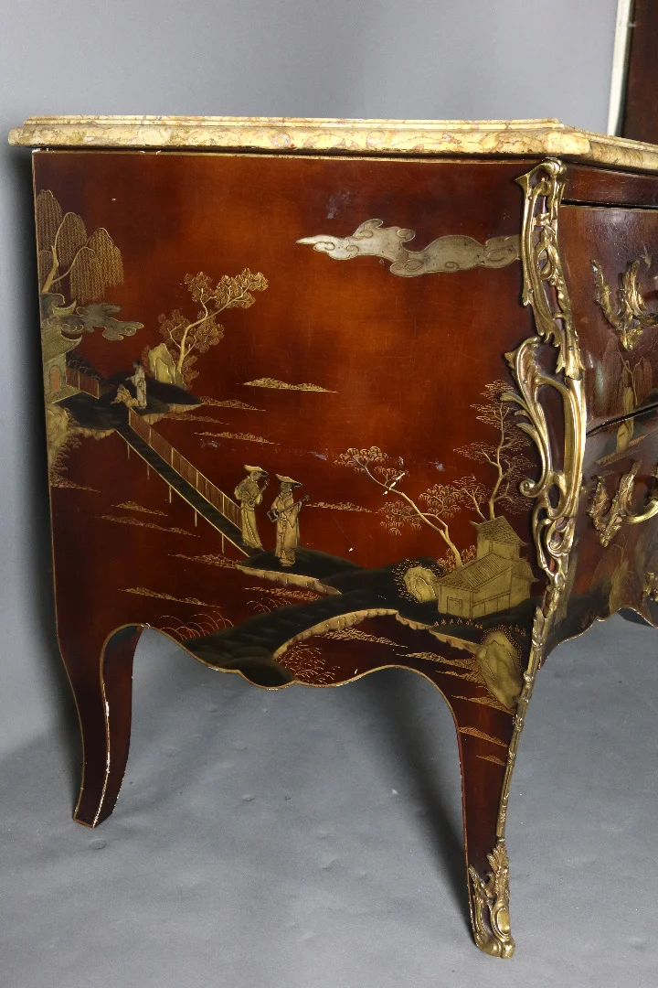 Commode En Laque Signée Comelli Walter