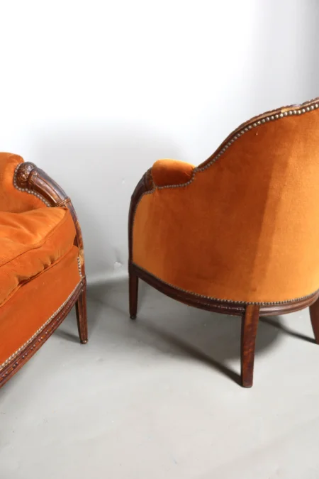 PAIR OF ARMCHAIRS by PAUL FOLLOT