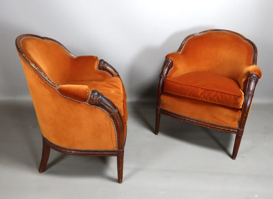 PAIR OF ARMCHAIRS by PAUL FOLLOT