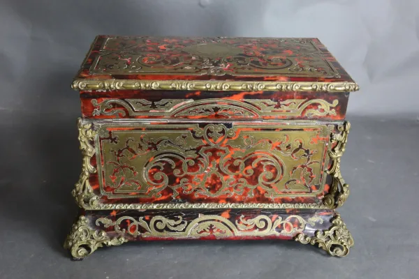 Coffret Marqueterie Boulle Boite à Musique