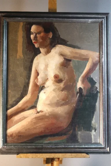 Tableau "nu" Signé René Guinand (1892-1983)