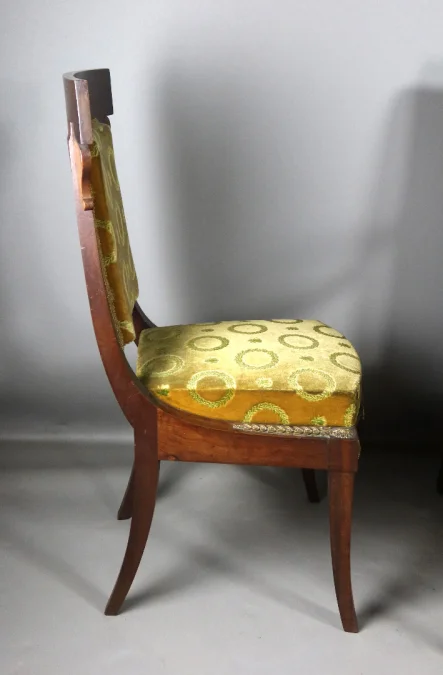 FRENCH EMPIRE STYLE SETTEE AND CHAIRS