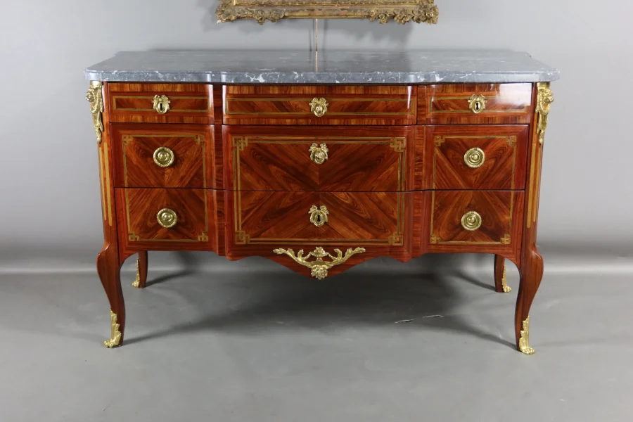 Commode Transition En Marqueterie XVIIIème
