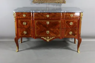 Commode Transition En Marqueterie XVIIIème
