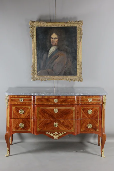 Commode Transition En Marqueterie XVIIIème