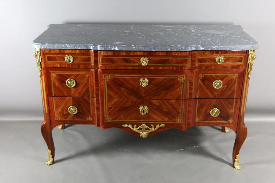 Commode Transition En Marqueterie XVIIIème