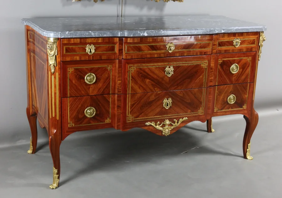 Commode Transition En Marqueterie XVIIIème