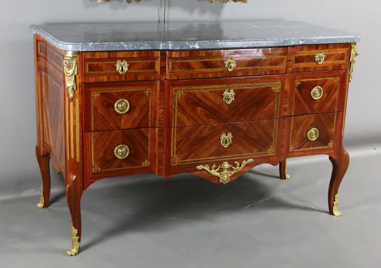 Commode Transition En Marqueterie XVIIIème