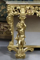 ITALIAN BAROQUE STYLE CONSOLE TABLE
