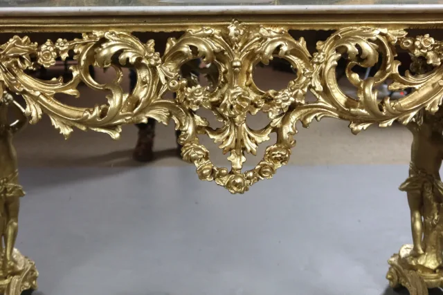 MESA CONSOLA ESTILO BARROCO ITALIANO