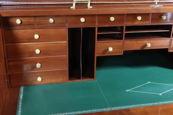 Bureau Cylindre XIX ème Signé Wierner à Paris