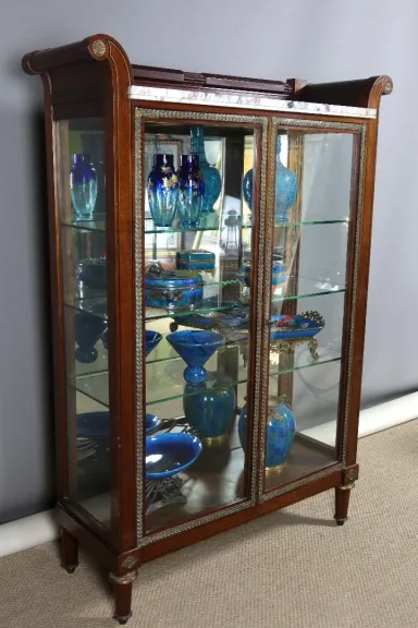 Vitrine en acajou fin XIXème