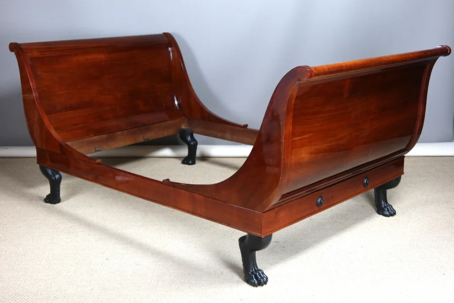FRENCH EMPIRE PERIOD BED