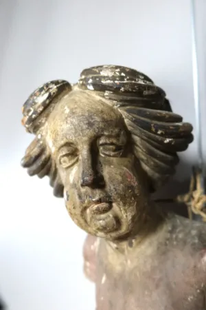 Sculpture " angelot " XVIIIème siècle
