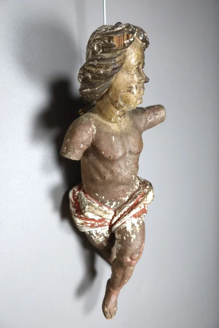 Sculpture " angelot " XVIIIème siècle