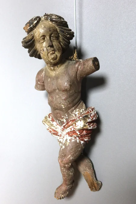 Sculpture " angelot " XVIIIème siècle